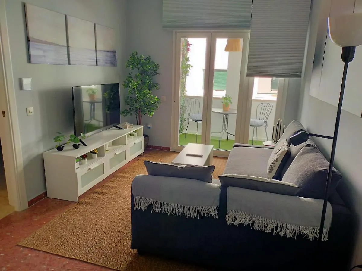 Premium Santa Maria: Tranquil Terrace with Air Conditioning El Puerto de Santa Maria